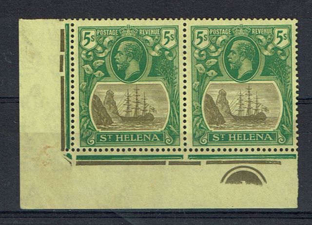 Image of St Helena SG 110/110c LMM British Commonwealth Stamp
